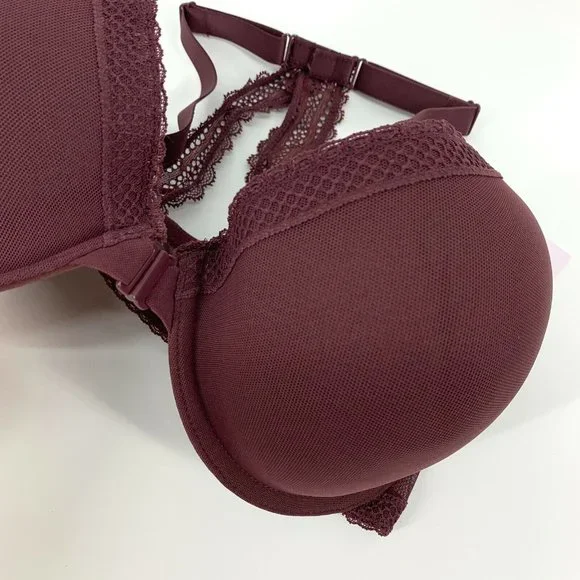 Auden Bra The Ace Demi Racerback Lightly Lined Front Closure Womens NWT - Picture 4 of 10